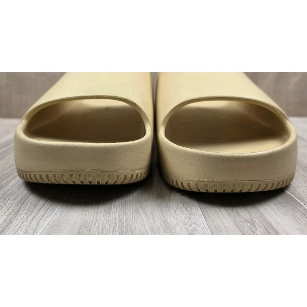 Nike Calm Slide Sesame Slip On Rubber Sandals Mens 13 Womens 14 Comfort Pool